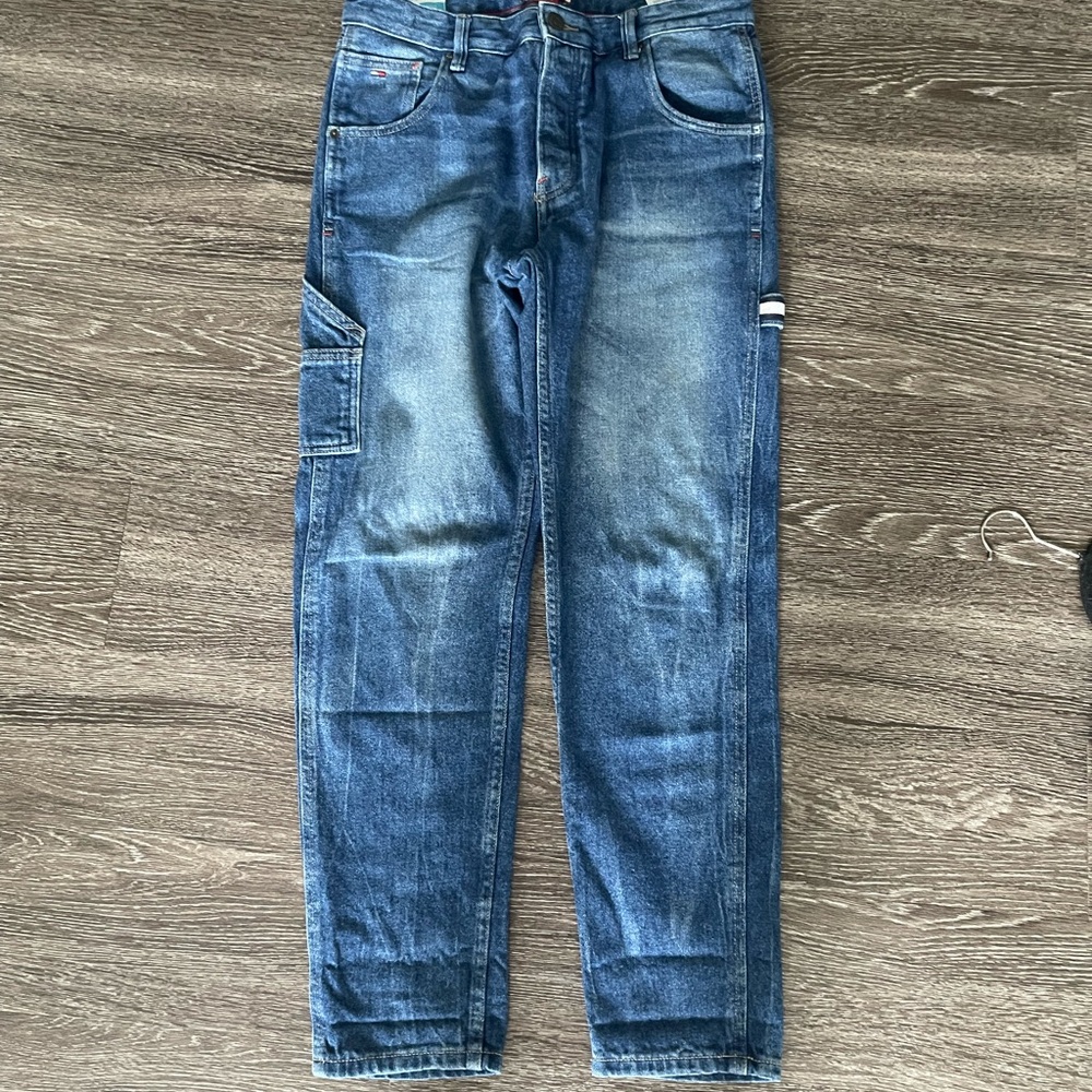 Tommy Hilfiger Men's Slim Straight Blue Jeans